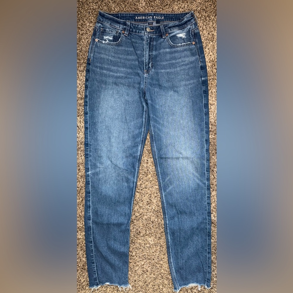 American Eagle Outfitters Blue Straight Leg Jeans